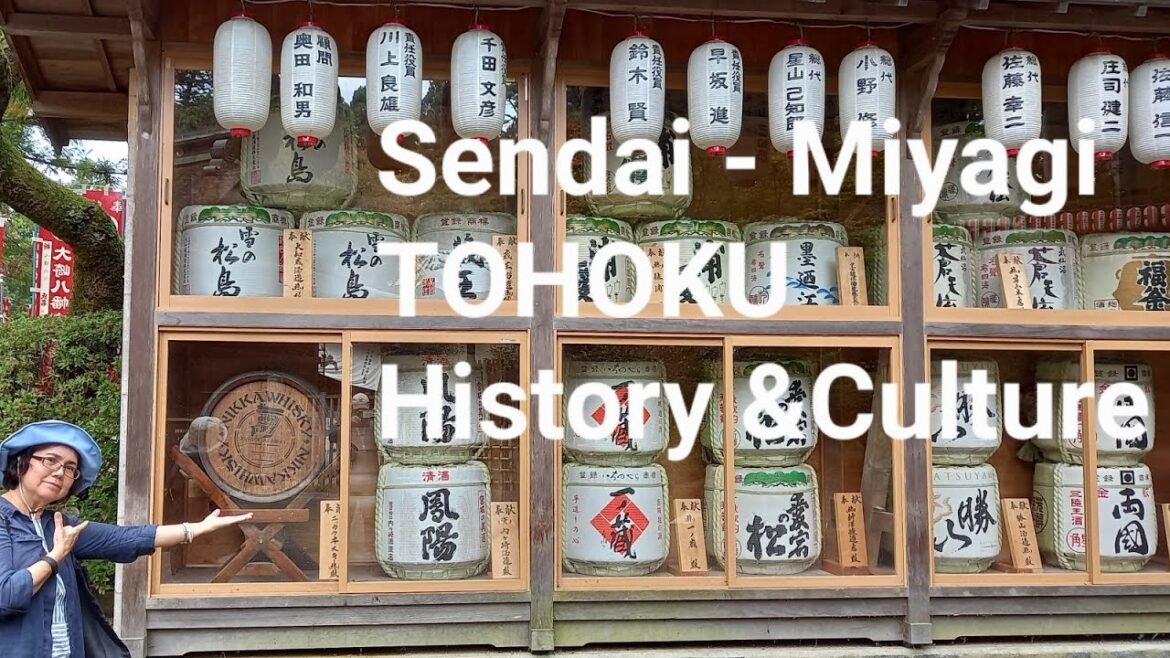 Sendai 仙台, Miyagi region. Tohoku prefecture. The vibrant new city vs Ancient Feudal warlord.