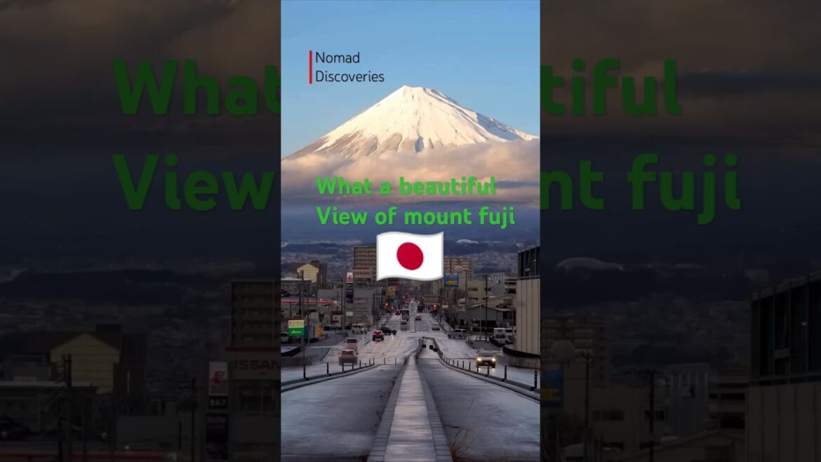 The symbol of Japan - Mount Fuji📍#mountfujiview #japan #mountains #shorts #shortsfeed