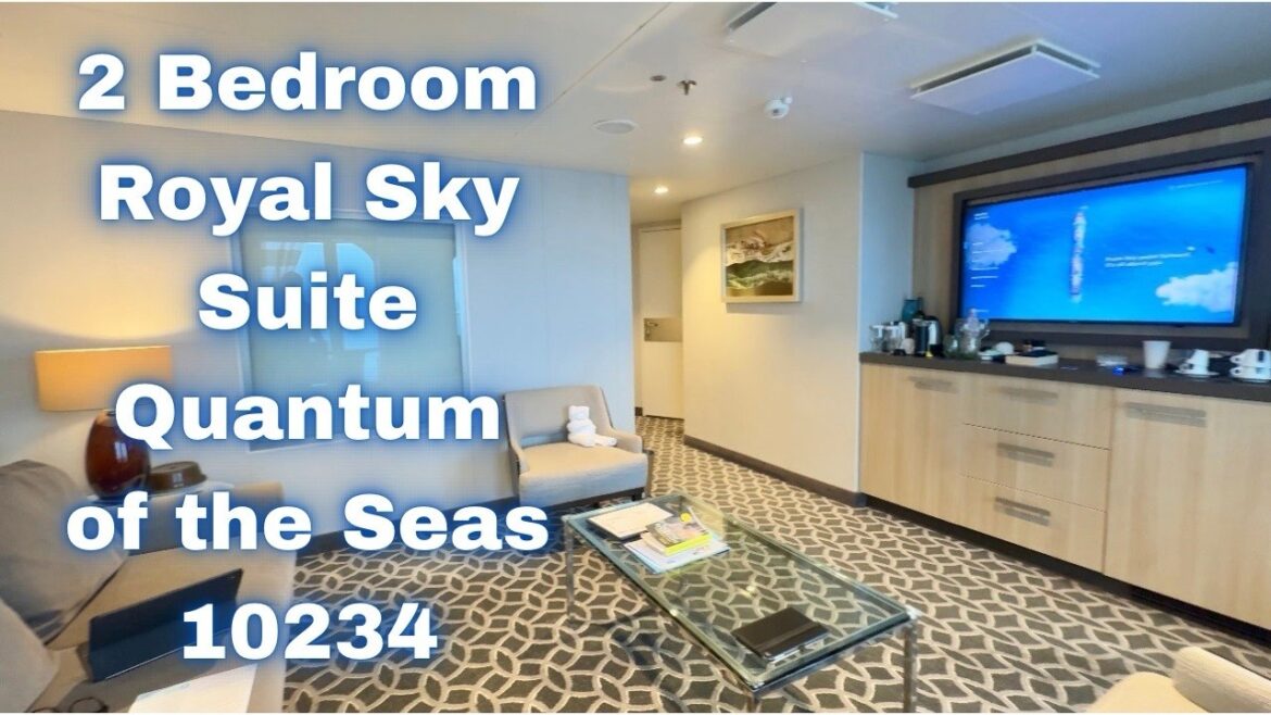 Quantum of the Seas 2 Bedroom Sky Royal Suite Tour 10234