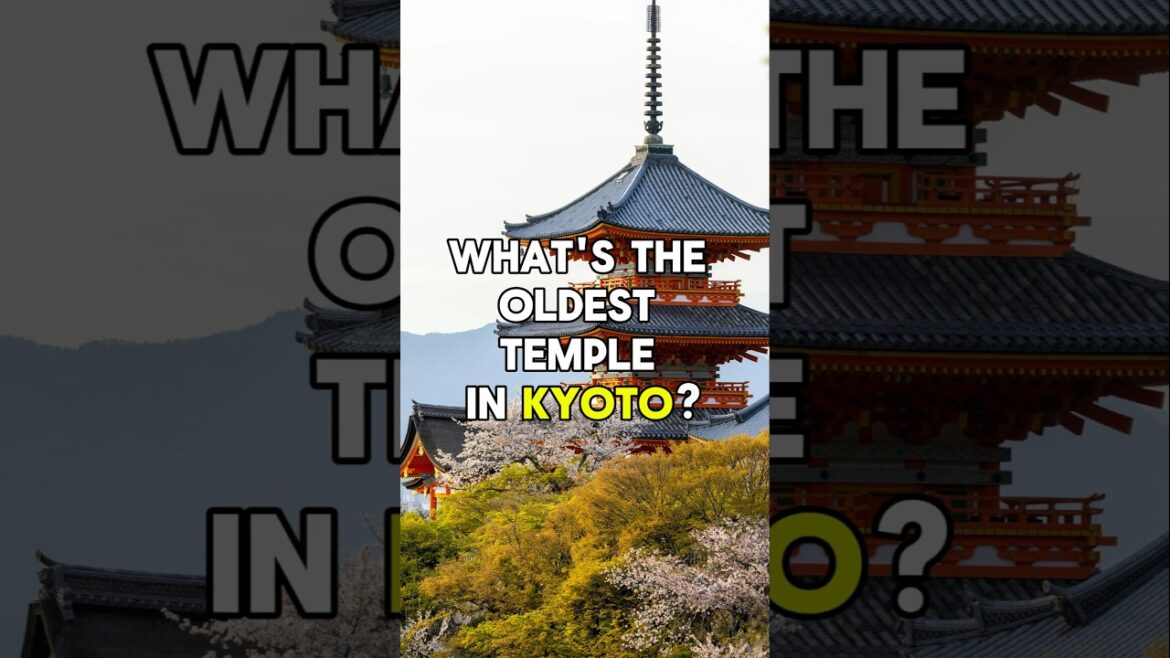 What's The Oldest Temple in Kyoto, Japan? 🇯🇵 | #travel #kyoto #japan