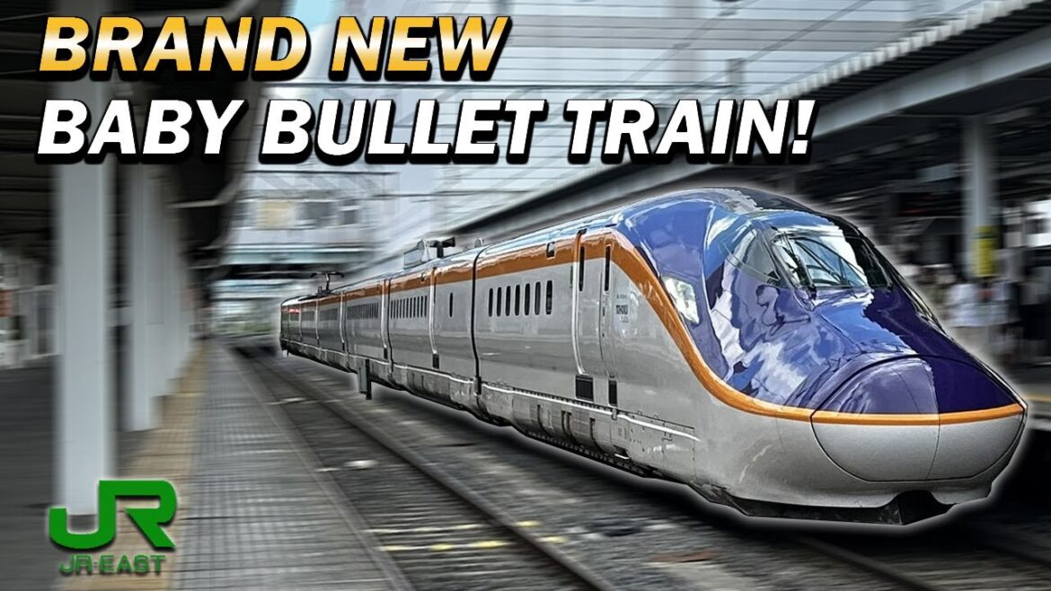 The NEWEST Bullet Train in Japan - the E8 Series "Tsubasa" Mini-Shinkansen!