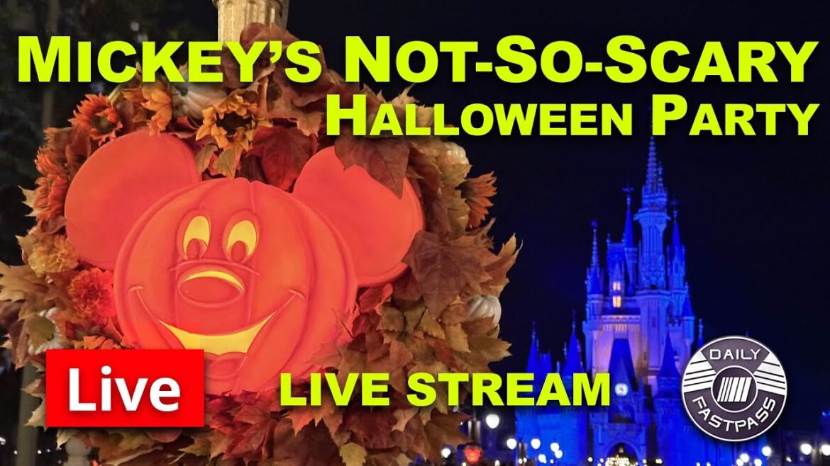 🔴 Live: Disney World Live Stream - Mickey's Not So Scary Halloween Party! Magic Kingdom - 10.17.2024