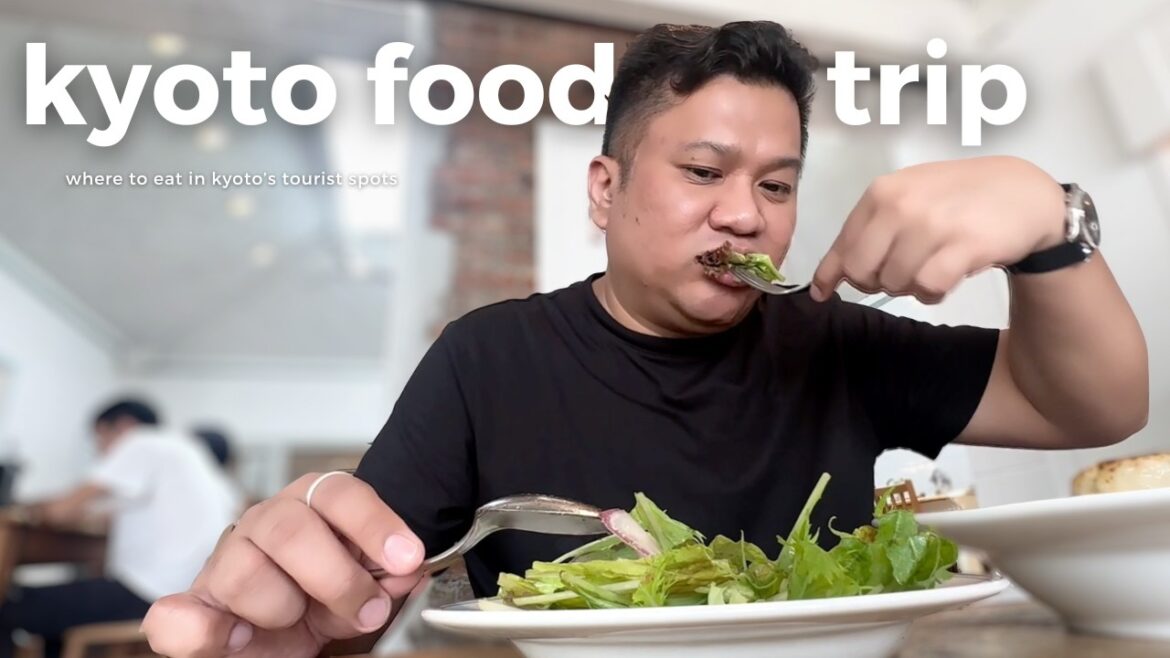 Where to eat in KYOTO's tourist spots | Japan Food Trip Vlog | Theodore Boborol