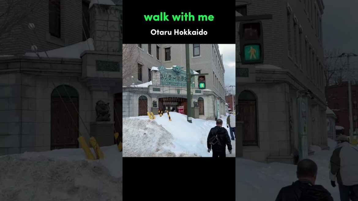 Walk With Me in Otaru Hokkaido | Japan Walking Tour
