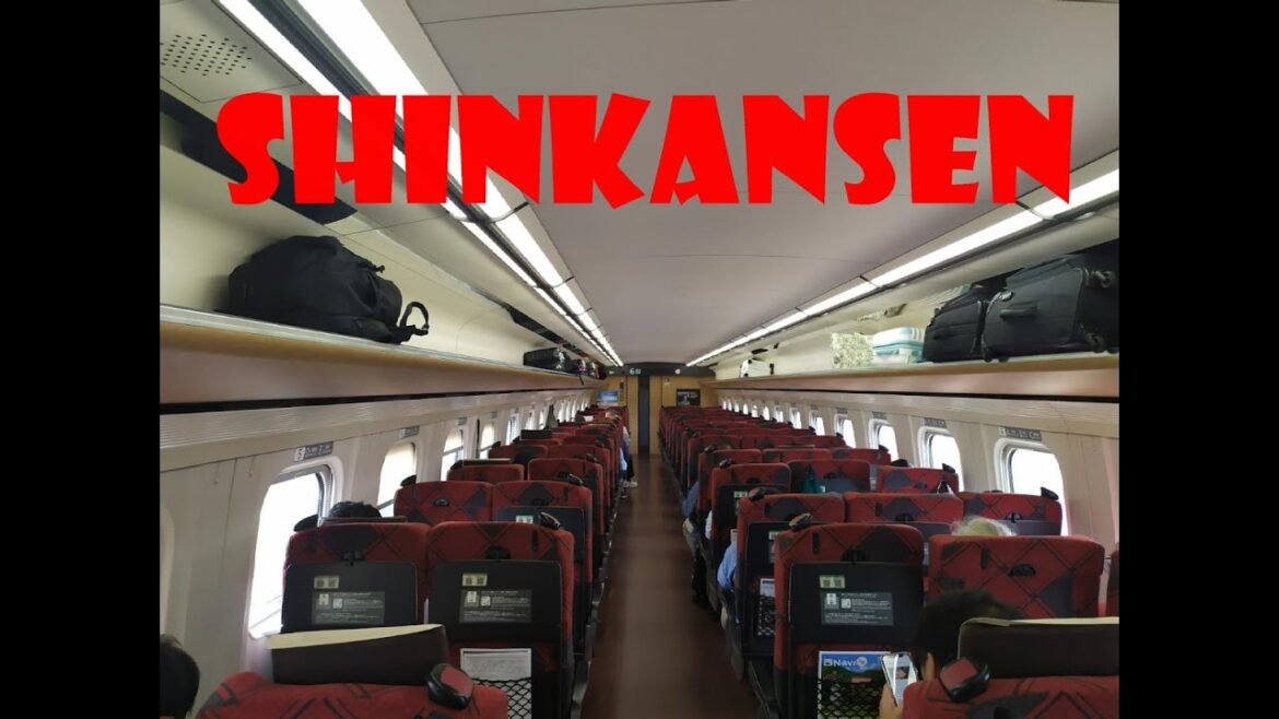 Riding the Shinkansen from Kanazawa direction Hiroshima