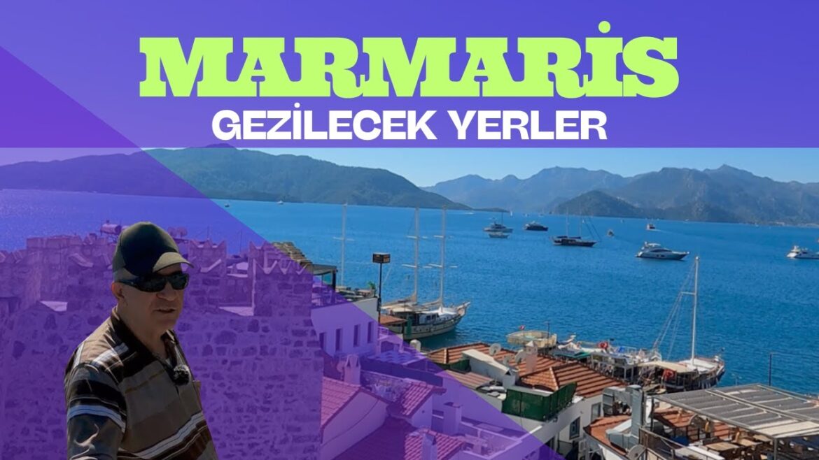 Marmaris Halk Plajı'nda Deniz Keyfi ve Tarihi Marmaris Kale Ziyareti / Muğla, Türkiye