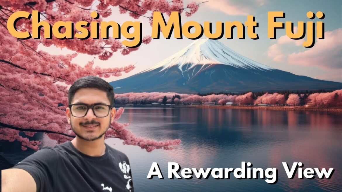 Chasing Mount Fuji from Tokyo: My Epic Adventure to Finally Get the Perfect View! 🗻| Indian in Japan