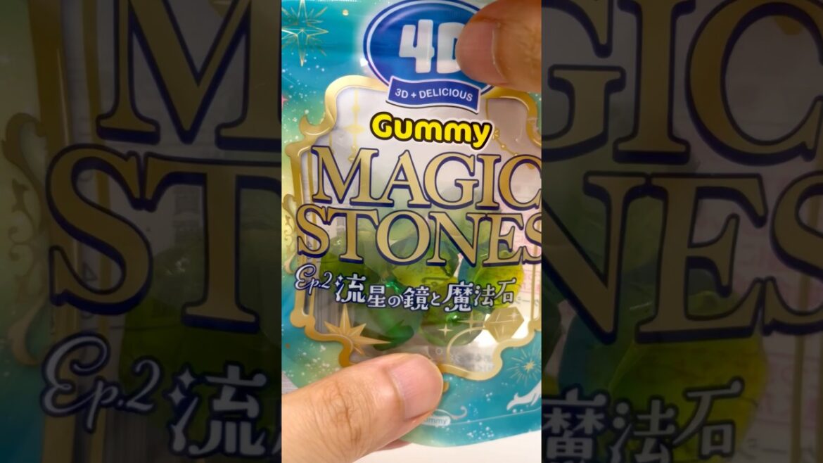 4D Gummy Magic Stones #shorts