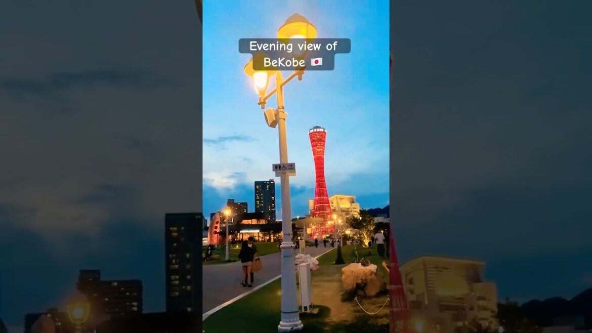BeKobe|evening view ~Japan 🇯🇵#travel #shorts #osaka #music #beachvibes