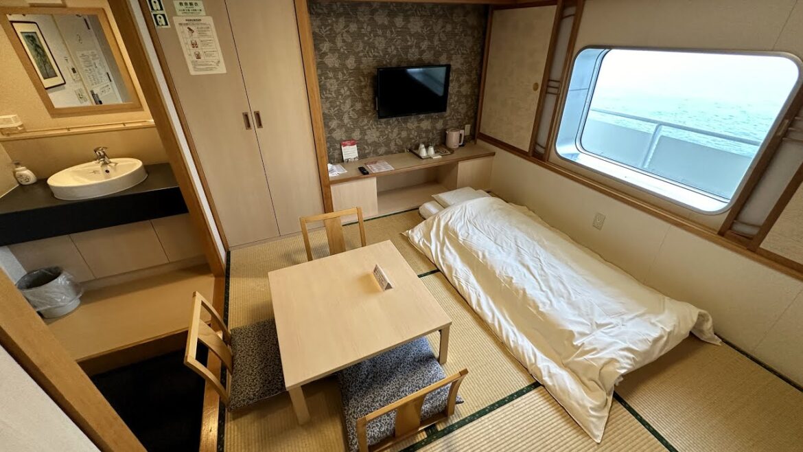 「動く四畳半」で12時間フェリー旅 新門司→大阪 泉大津