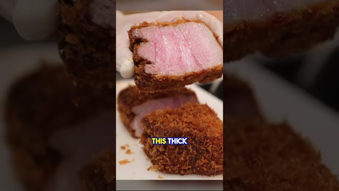 Japan's Thickest Pork Cutlet Ever!