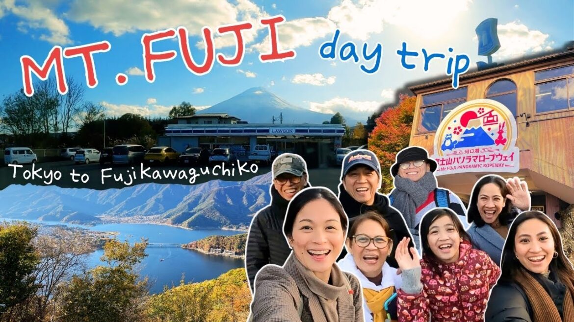 Mt Fuji sightseeing with family 🇯🇵 Tokyo to Fujikawaguchiko 🍂 How to make the most of your day trip