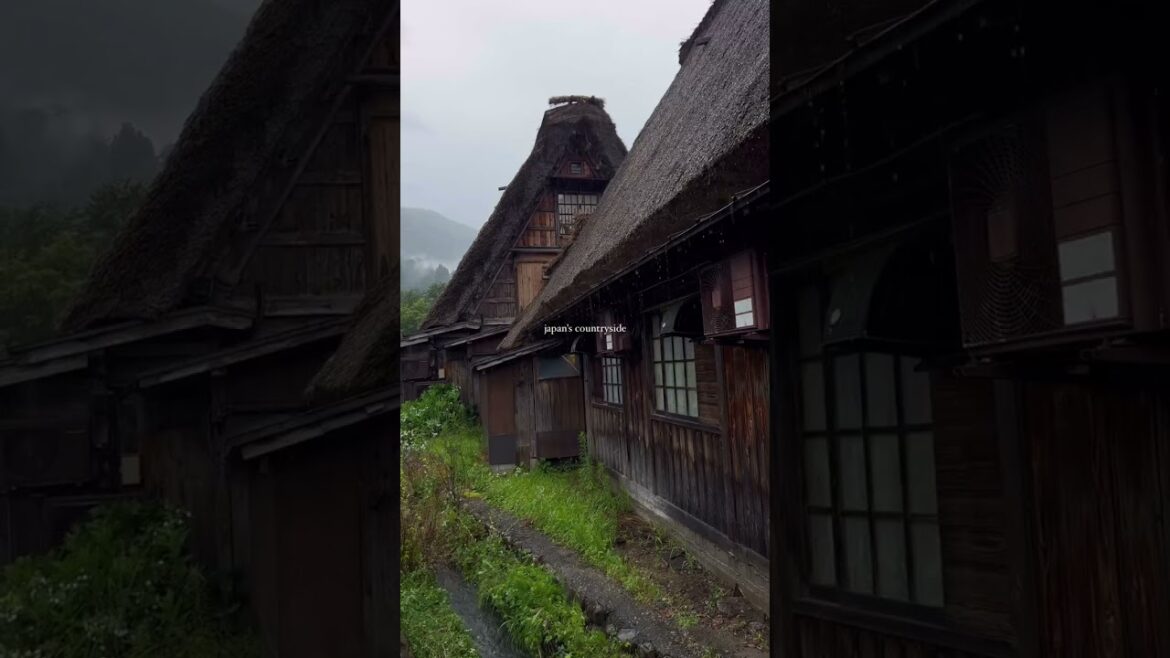 Studio Ghibli inspired japanese village