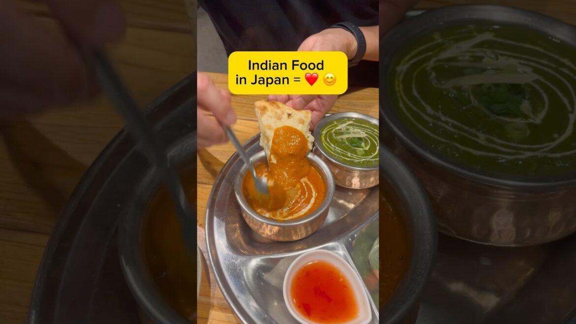 Indian Food in Japan Always Cheers Me Up 😊 #japan #indianfood