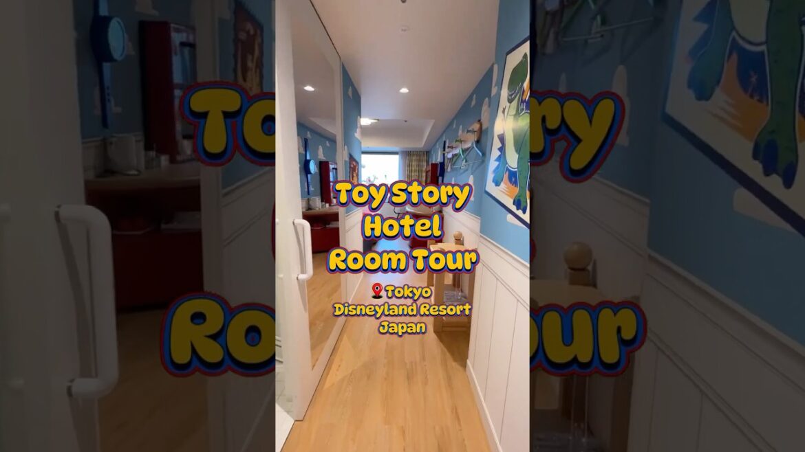 Toy Story Hotel Room Tour! #tokyodisney #toystory #disneypark #shortsvideo #roomtour #hotelroomtour