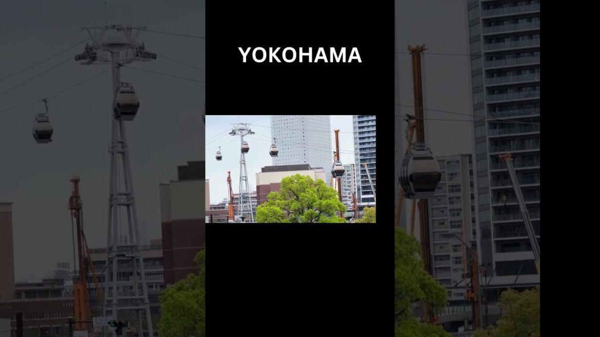 JAPAN HAS THESE? #shorts #japanshorts #yokohama #minatomirai #gondolas #sakuragichostation #travel