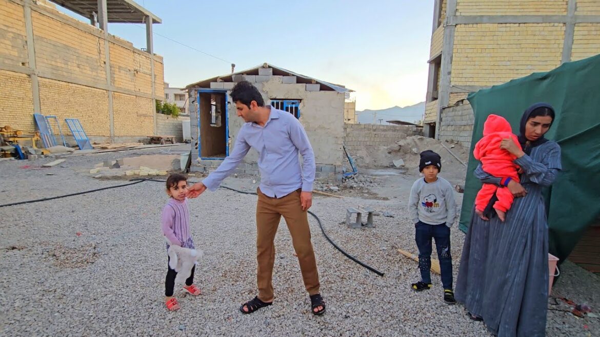 "Mehran's family life: from carpet cleaning to the continuation of plastering the room"