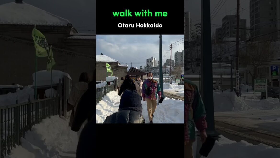 Walk With Me in Otaru Hokkaido | Japan Walking Tour
