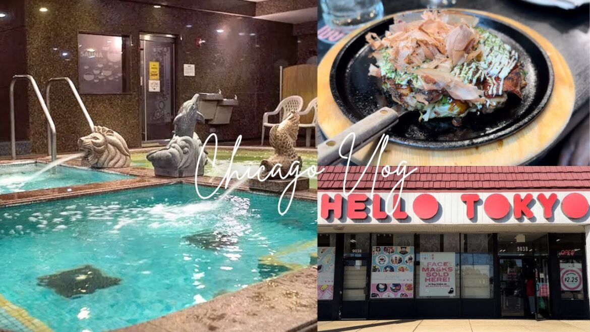 Daiso Japanese Dollar Store, Japanese Street Food, And A Bath House/Spa Chicago Vlog
