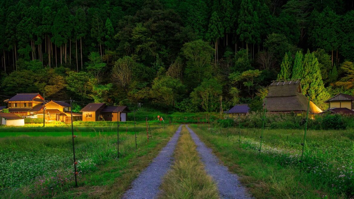 Evening Walk in Small Farming Village | Kayabuki no Sato – Miyama, Japan 4K Evening Walk in Small Farming Village | Kayabuki no Sato - Miyama, Japan 4K