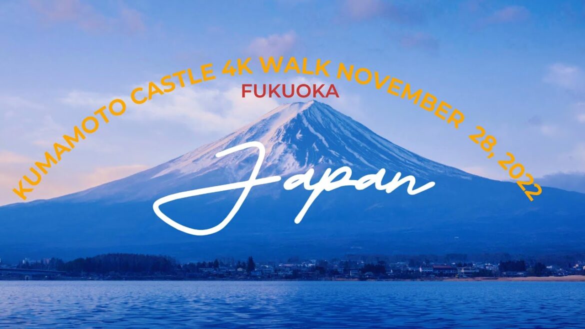 KUMAMOTO CASTLE 4K WALK 2022