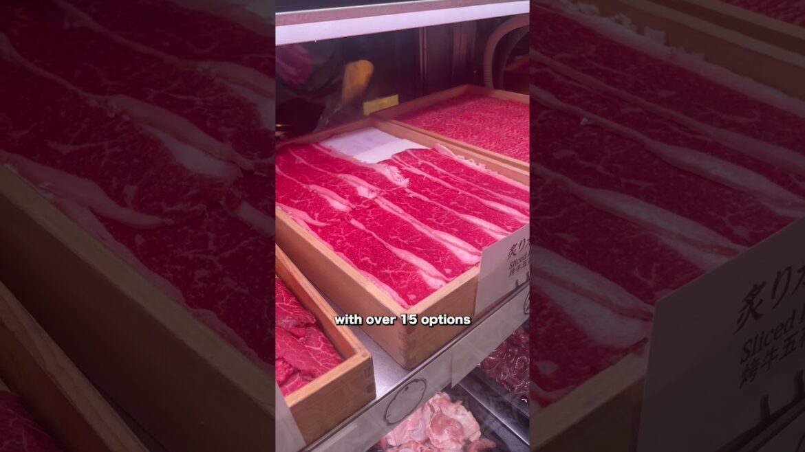 All you can eat Kobe beef in Shibuya, Tokyo #shorts