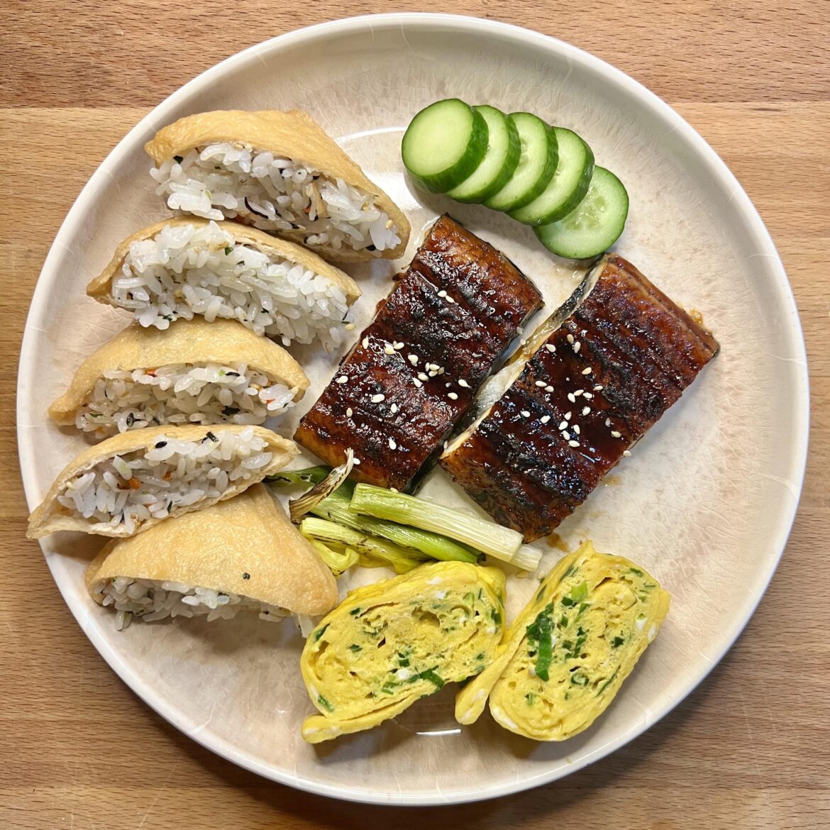 Inari, Unagi, Tamagoyaki