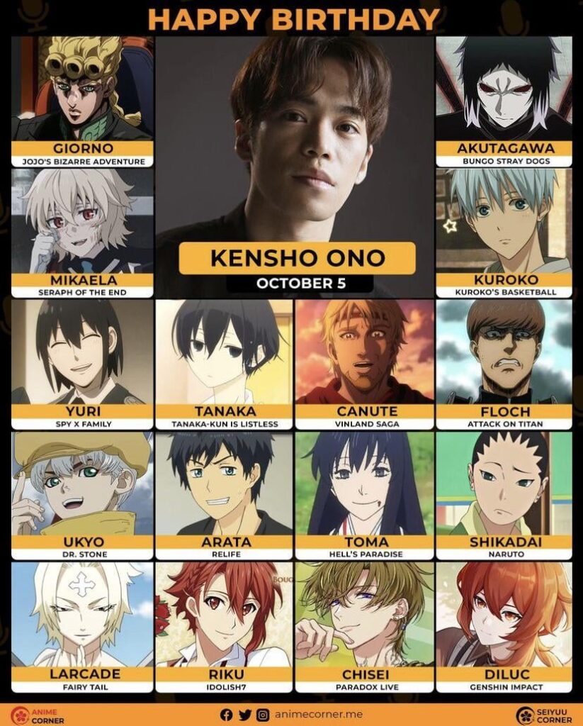 Happy 35th Birthday to Kensho Ono!