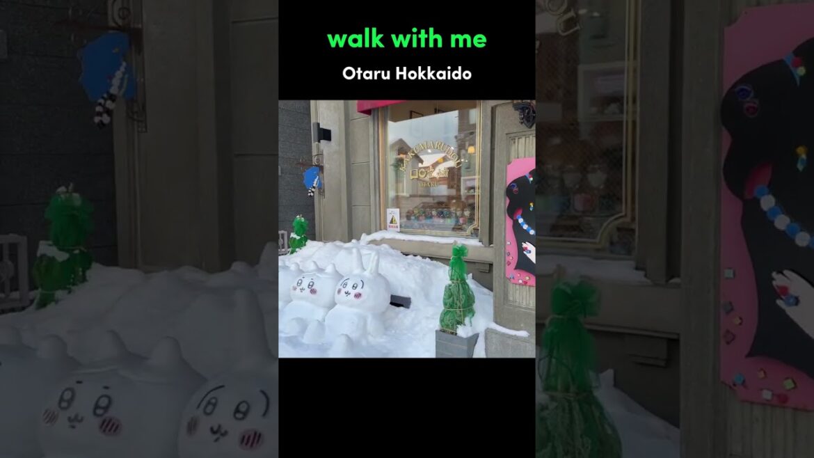 Walk With Me in Otaru Hokkaido | Japan Walking Tour