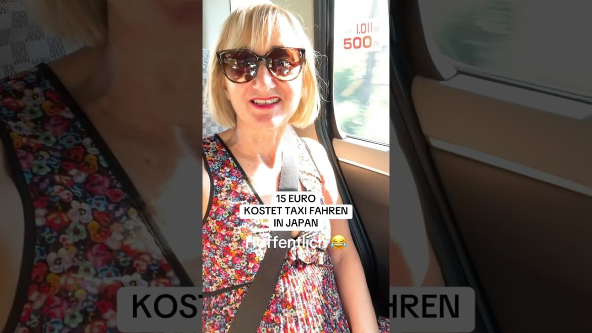 Ist das günstiger als in Deutschland?? #japan #japanreise #taxi #japanvlog #reisetipps #nagoya