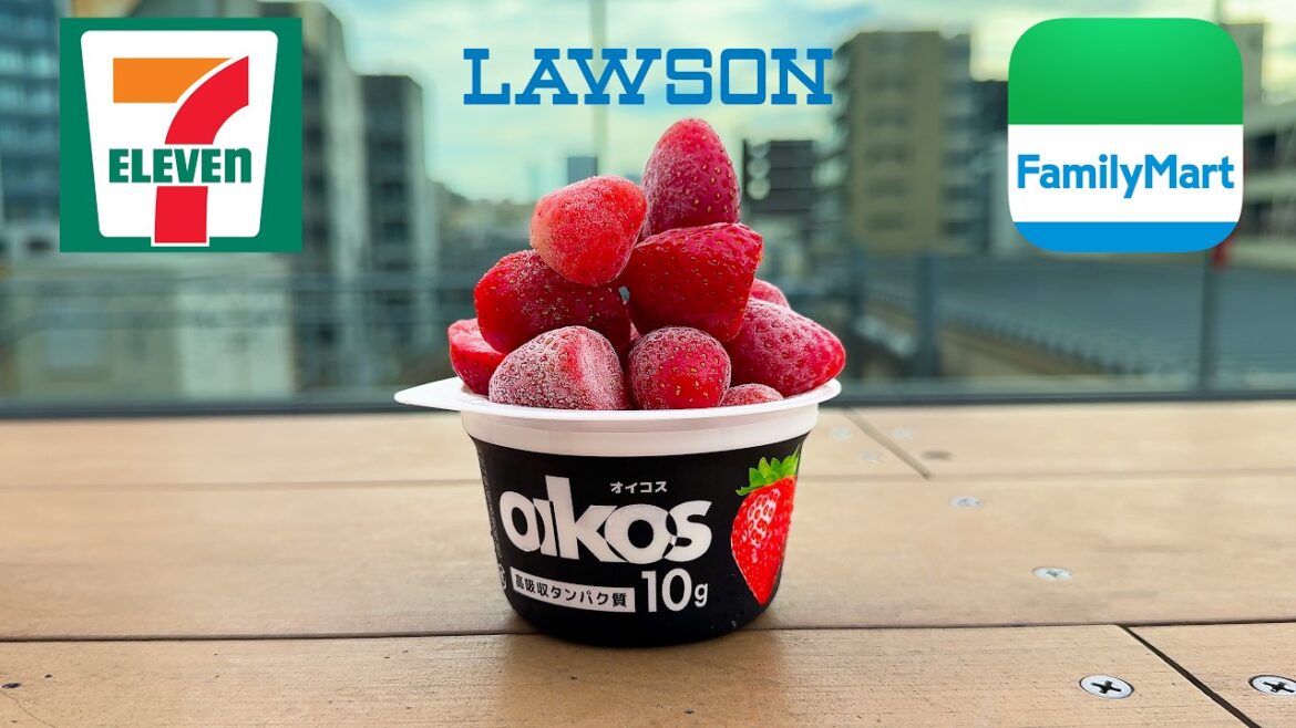 Eating Diet Convenience Store Food in Japan for 24 Hours