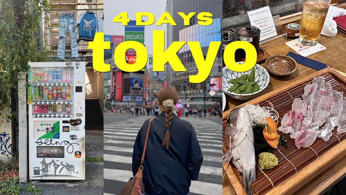 4 days in tokyo (shibuya, fishing, good food & desserts, new harajuku mall, sonny angels & smiski)