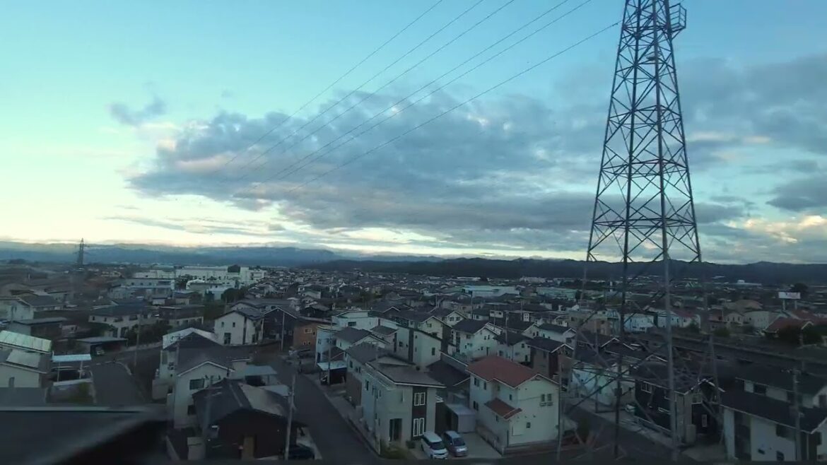 Dinner in Kōriyama! Shinkansen from Sendai, Highlights (4K) (Chillout Music)