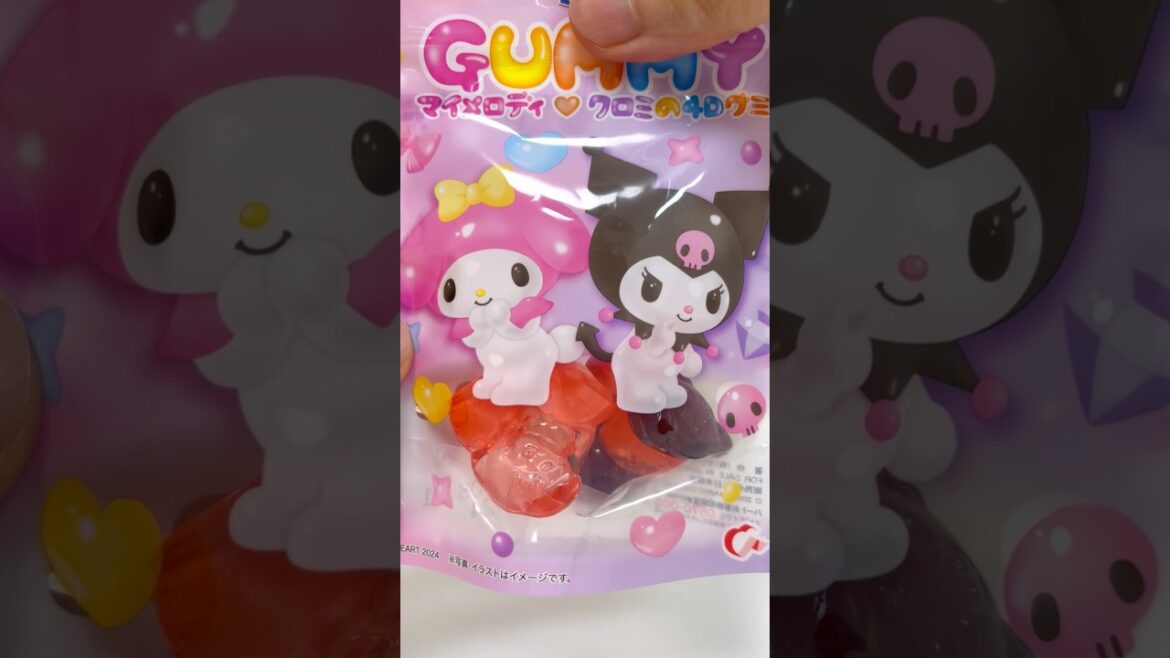 4D Gummy My Melody & Kuromi #shorts
