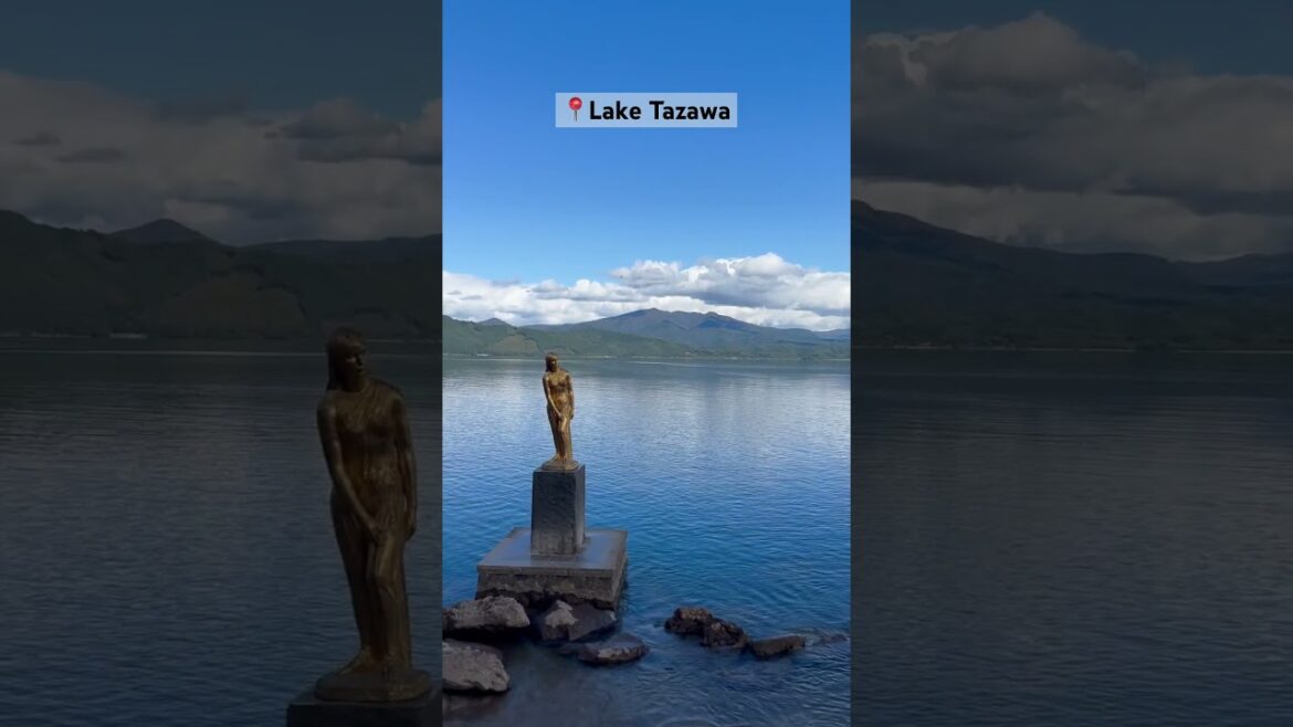 Where time slows down, Lake Tazawa’s quite embrace 💙