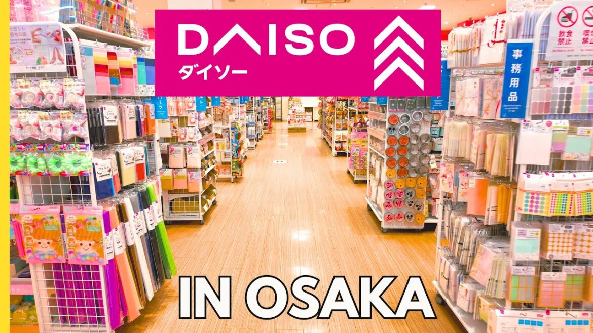 JAPAN’S 100 Yen Store DAISO Tour In Osaka – Best Travel Products for 70 cents -100均 JAPAN'S 100 Yen Store DAISO Tour In Osaka - Best Travel Products for 70 cents -100均