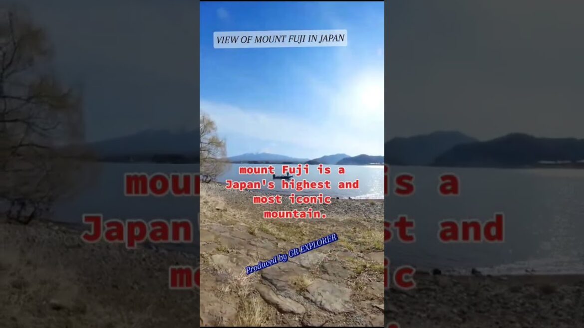 Fuji vision,mount Fuji,Kawaguchi,Fuji panorama,view of Mount Fuji in Japan.#indonesia #japan #fyp