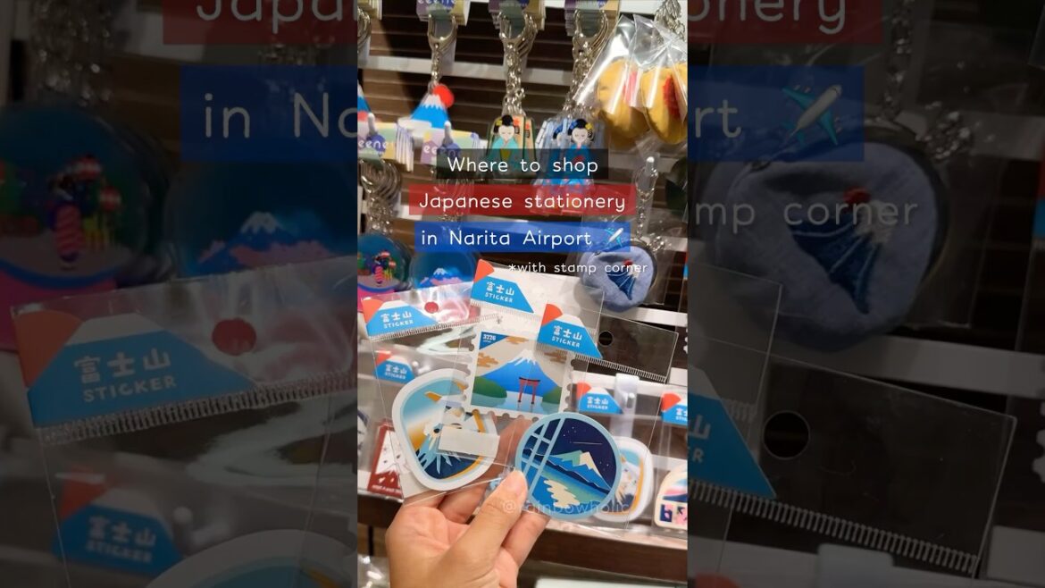 Japanese Stationery Store “Haibara” in Narita Airport ✈️