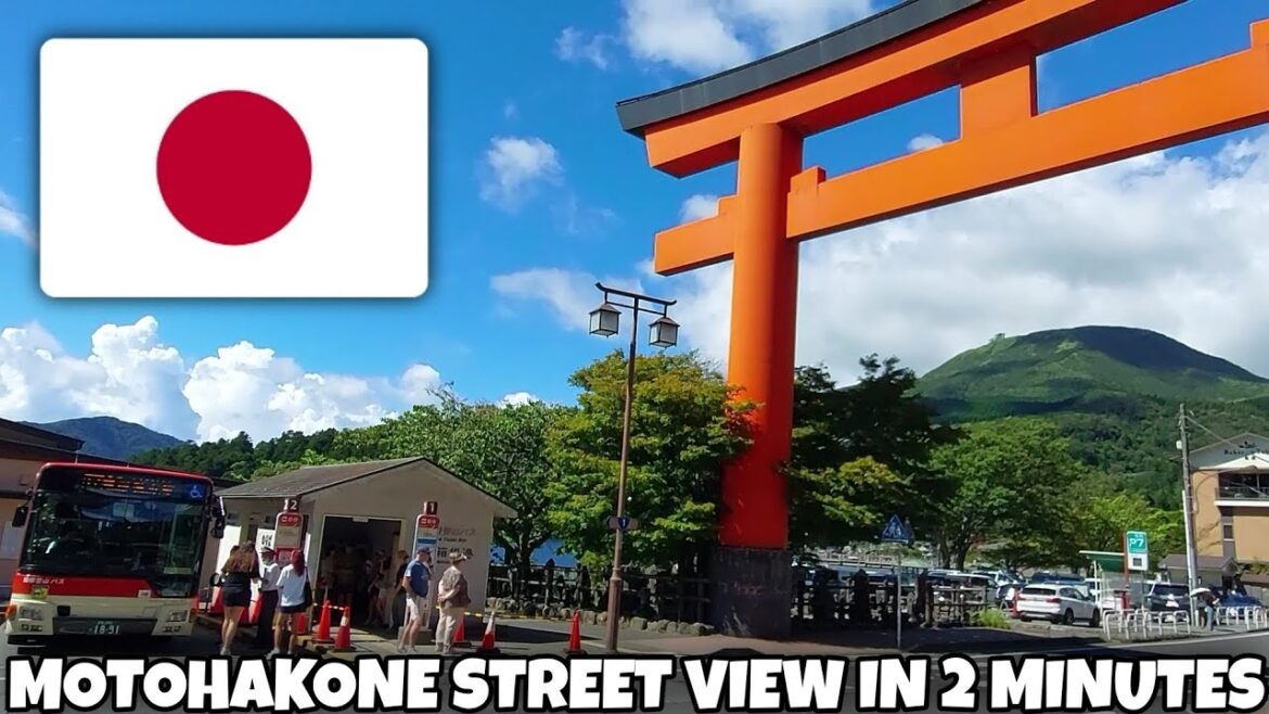 JAPAN TRIP 2024 MOTOHAKONE STREET VIEW IN 2 MINUTES