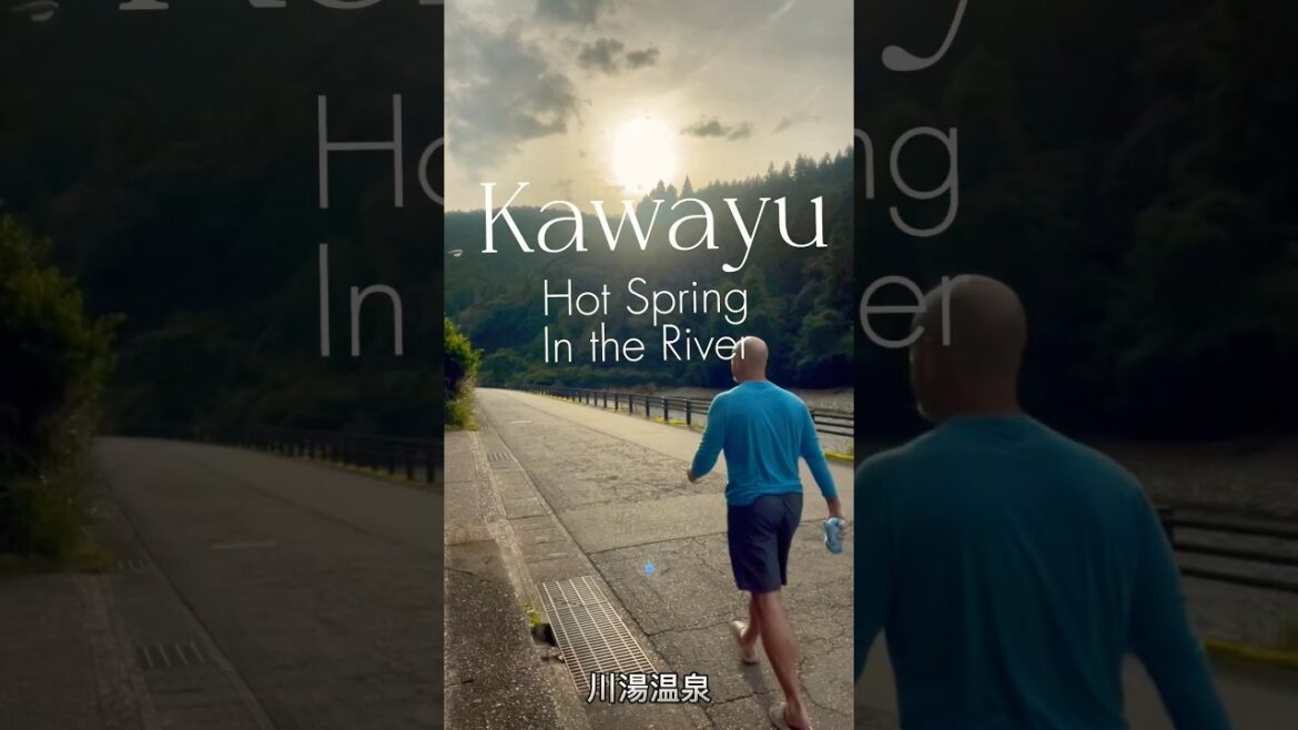 Kawayu River Hot Spring #wakayama #kumanokodo #温泉旅行 #shorts