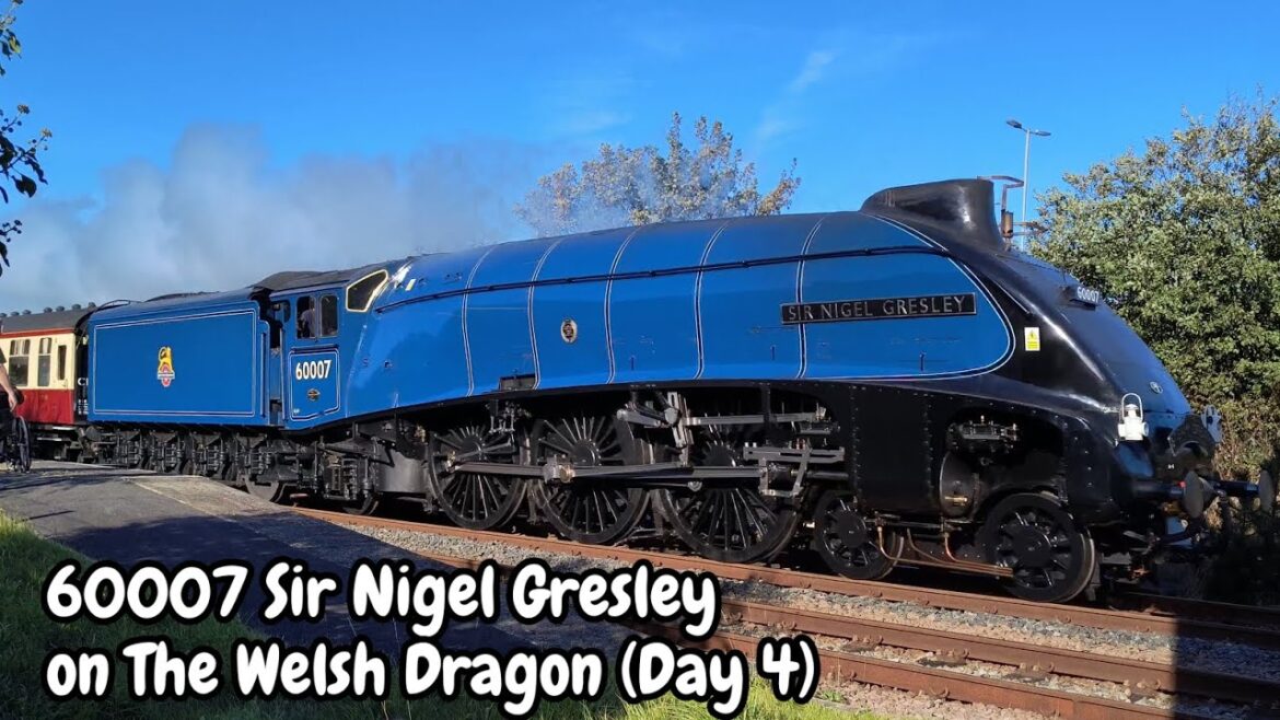 60007 Sir Nigel Gresley on the mainline - The Welsh Dragon Tour (Day 4) at Penmaenmawr