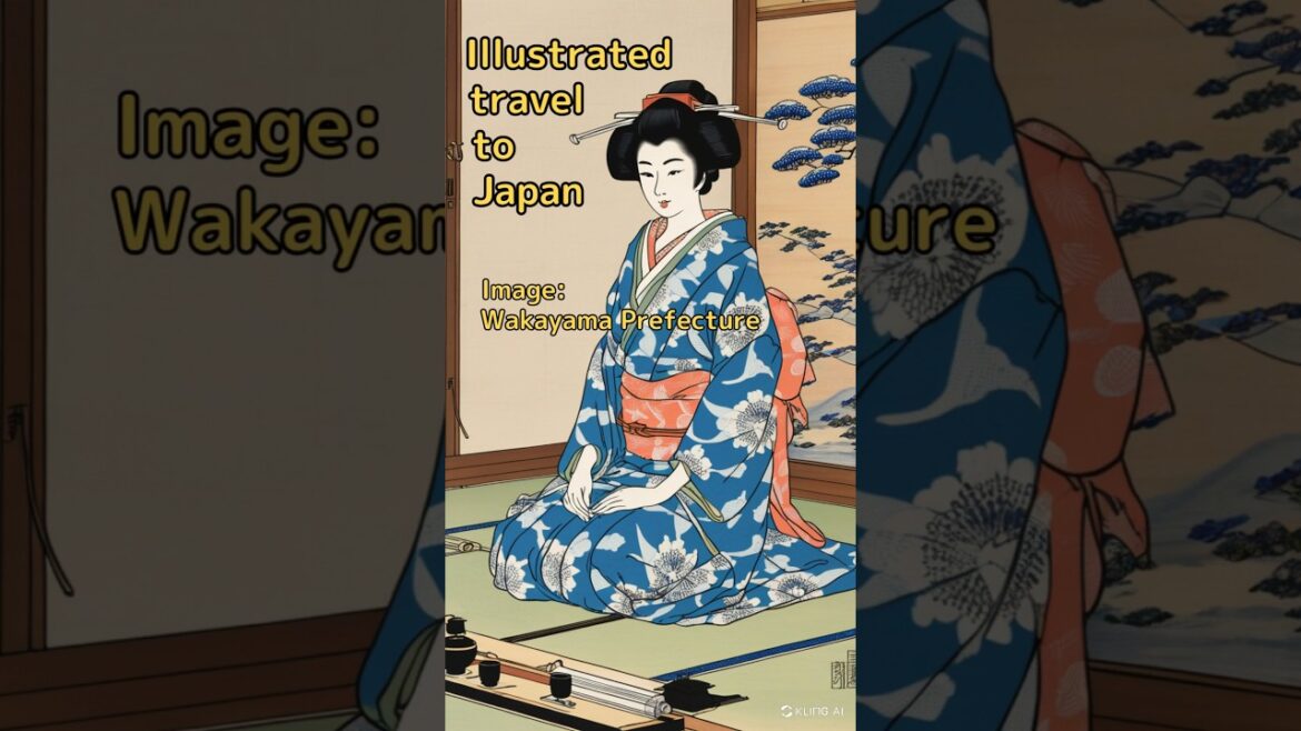 Illustrated travel to Japan ⑳ (Image: Wakayama Prefecture) #japaneseculture #travel Illustrated travel to Japan ⑳ (Image: Wakayama Prefecture) #japaneseculture #travel