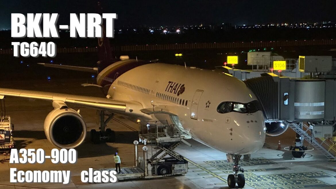 Thai Airways TG640 A350-900 Bangkok(BKK) to Tokyo Narita(NRT) | Trip report