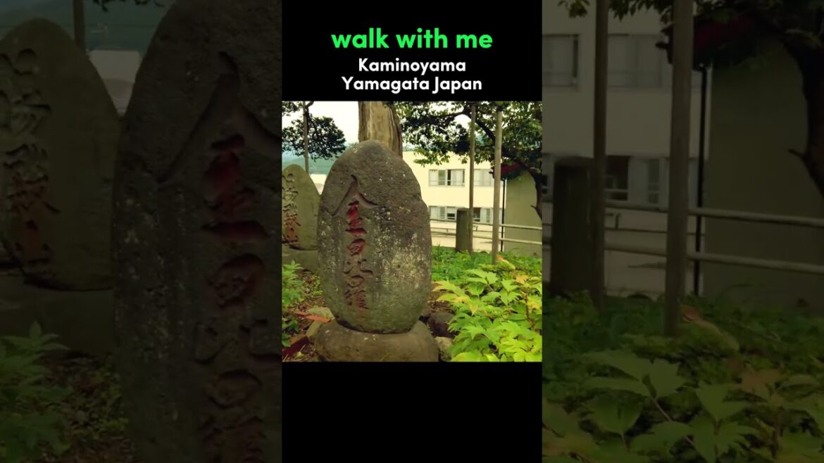 Walk With Me in Kaminoyama | Yamagata Japan Walking Tour