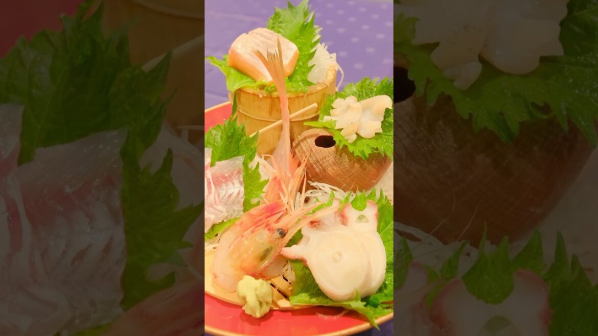 A hotel on Sado Island that serves delicious seafood dinners🇯🇵