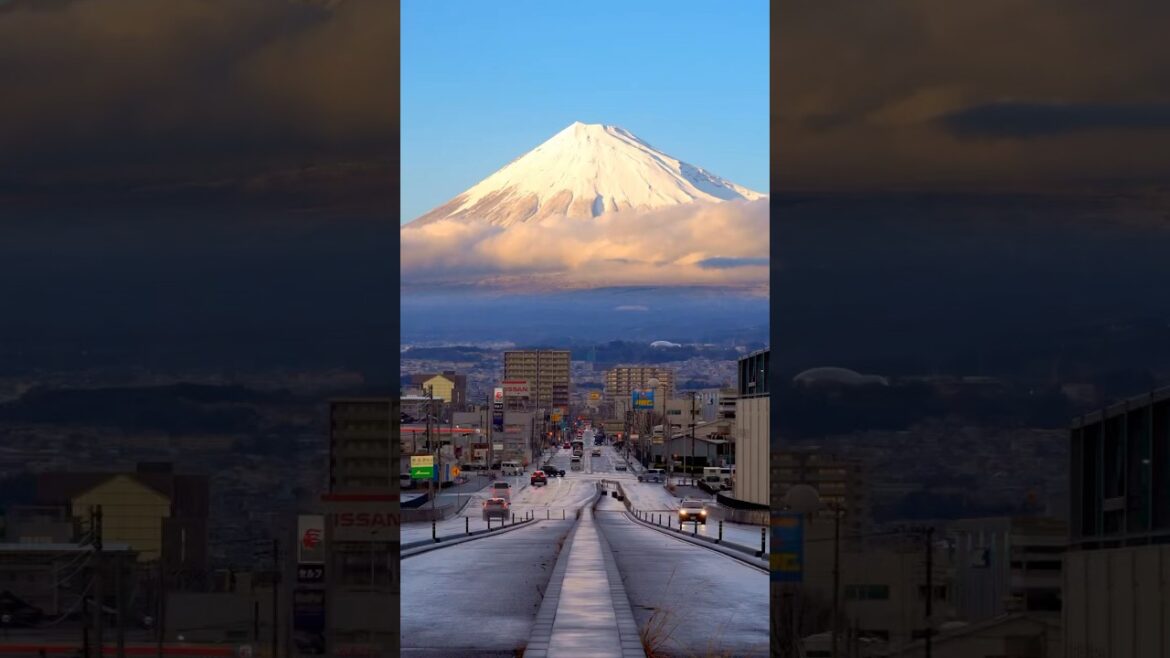 Mountain Fuji Bridge Japan #travel #travelvlog #tokyo #shorts