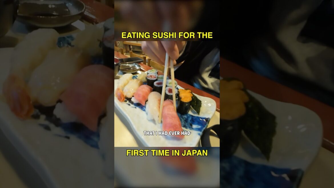 Sushi in Japan is UNBELIEVABLE! ๐ฃ (Obviously) #shorts #japan #travel #food #review Sushi in Japan is UNBELIEVABLE! ๐ฃ (Obviously) #shorts #japan #travel #food #review