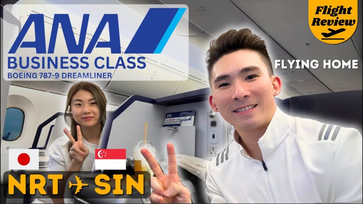 2024 ANA Business Class from Narita to Singapore | 787-9 Dreamliner | Japanese & International Food 2024 ANA Business Class from Narita to Singapore | 787-9 Dreamliner | Japanese & International Food
