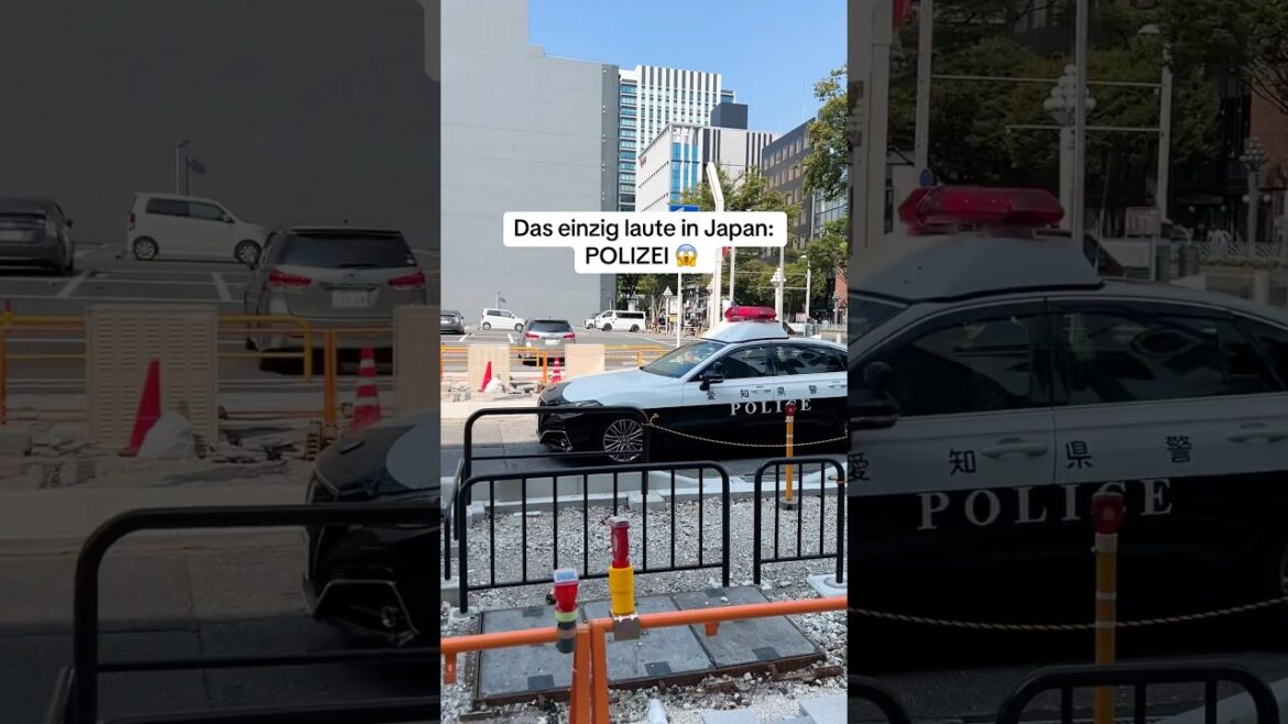 Unbeding Ohren zuhalten 🙈😂 #japan #japanlovers #polizeiauto #nagoya #reisetipps #travel #fypage