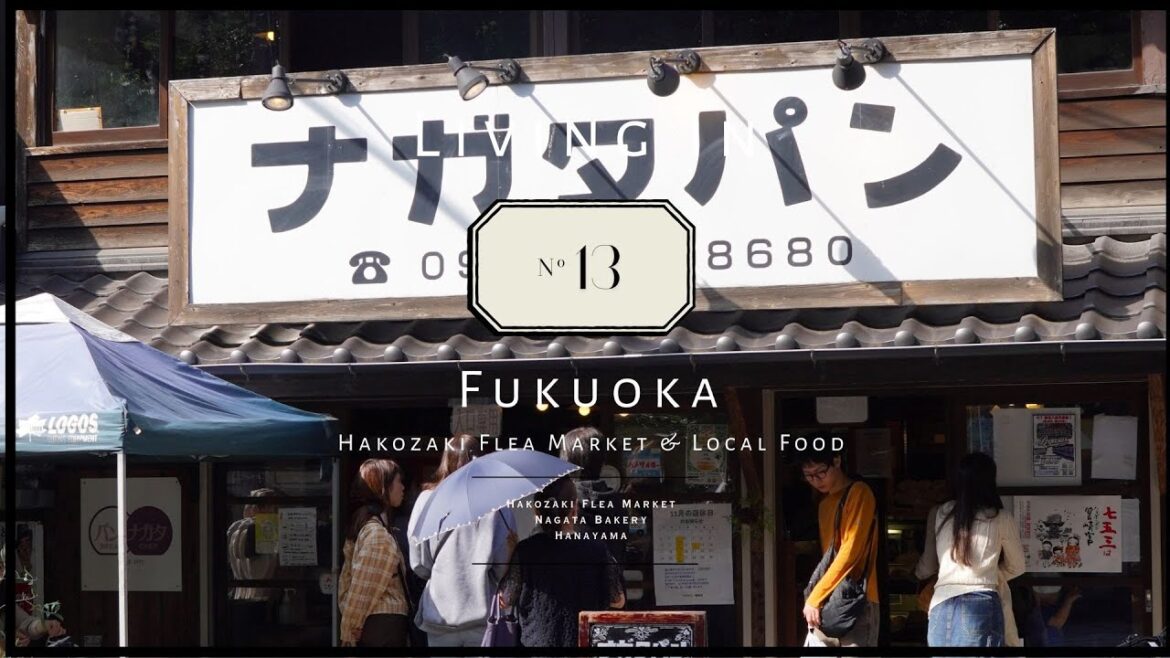 LIVING in FUKUOKA | No.13 | Flea Market & local food in Hakozaki LIVING in FUKUOKA | No.13 | Flea Market & local food in Hakozaki